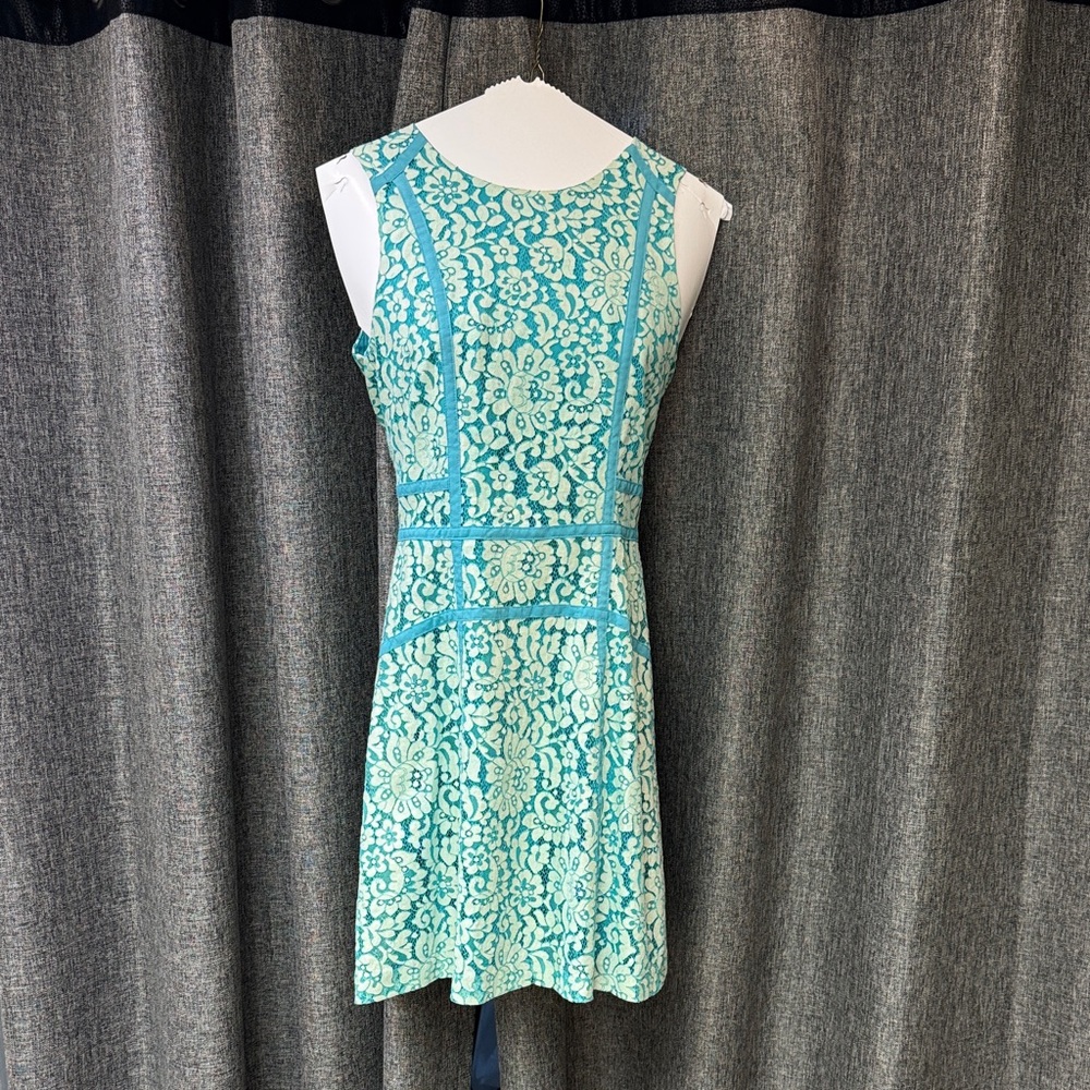 Turquoise Lace Midi Dress by Guess by Marciano